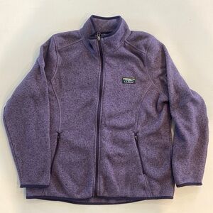 Women's Sweater Fleece Full zip Jacket Petite XL